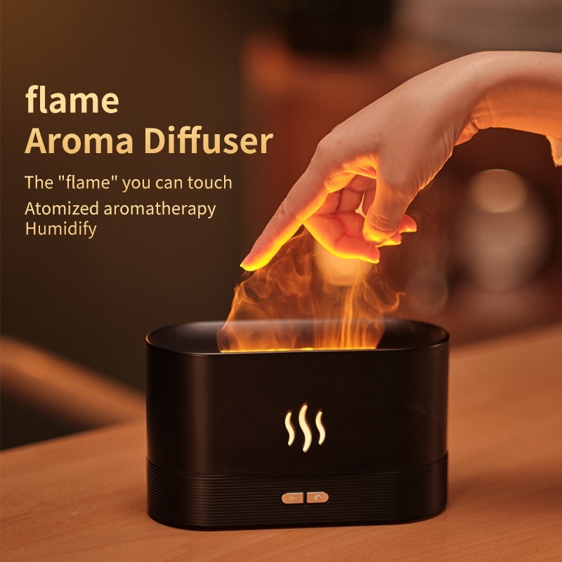 Aroma Diffuser in Flame Like Night Light