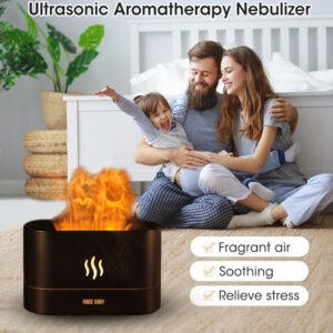 Aroma Diffuser in Flame Like Night Light - Image 4