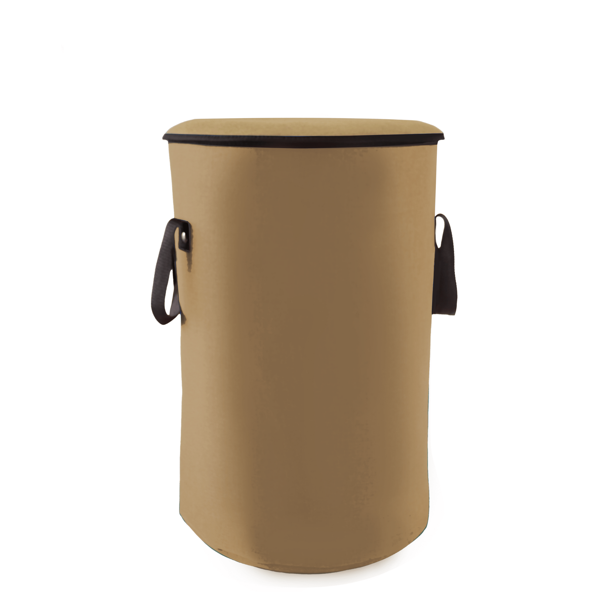 Folding Laundry Basket Beige