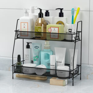 Iron Organizer Shelf 2 Layer Multi-Purpose - Image 9
