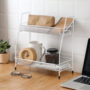 Iron Organizer Shelf 2 Layer Multi-Purpose - Image 5