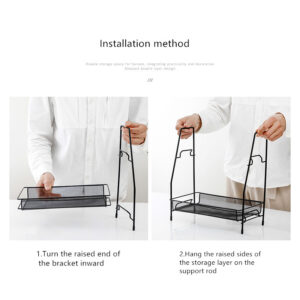 Iron Organizer Shelf 2 Layer Multi-Purpose - Image 10
