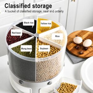 Kitchen Food Container Organizer 6-In-1 Rotatable - Image 2