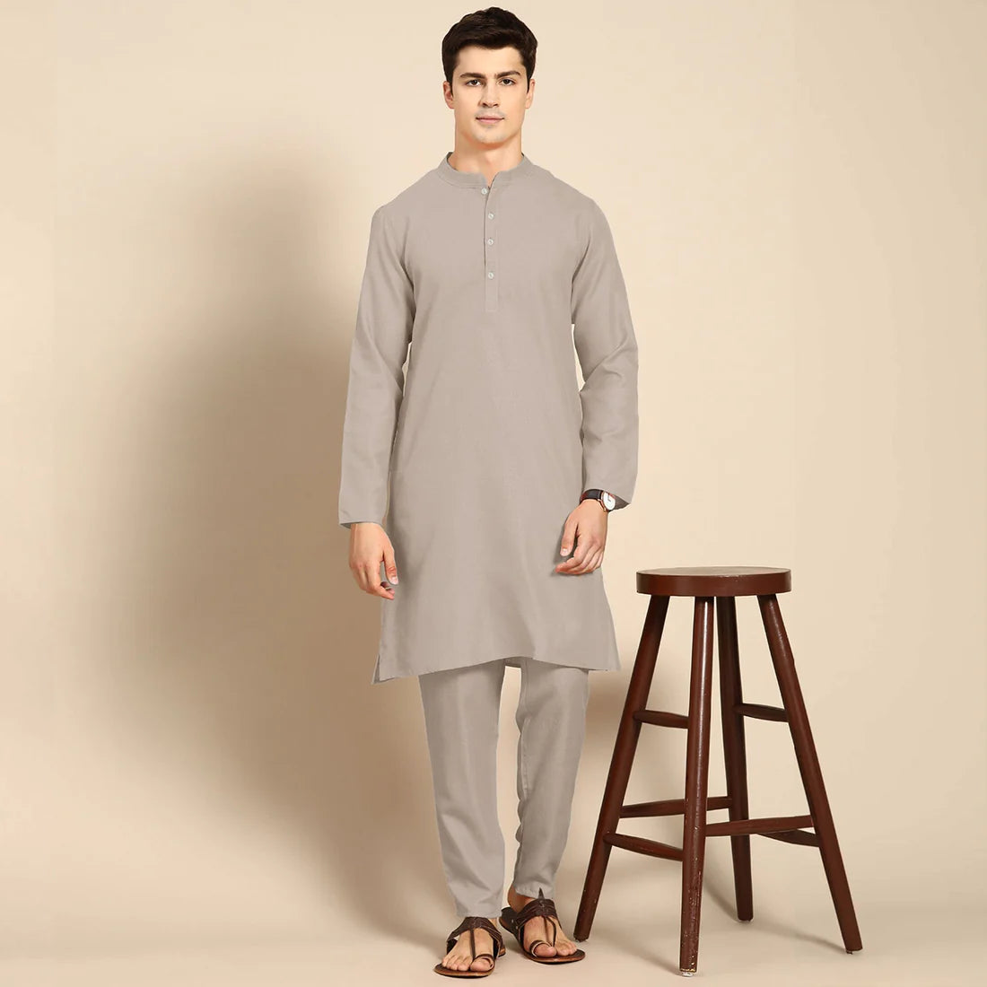 Men Stitched Wash and Wear Suit
