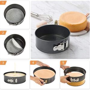 Round Non-Stick Cake Mold Baking Pan Set - Image 5