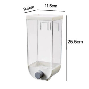 Transparent Grain Storage Box 1500ml Wall Mounted - Image 10