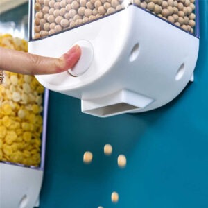 Transparent Grain Storage Box 1500ml Wall Mounted - Image 8