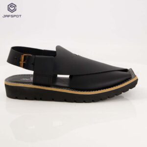 Men Peshawari Chappal Leather - Image 3