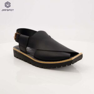 Men Peshawari Chappal Leather - Image 5