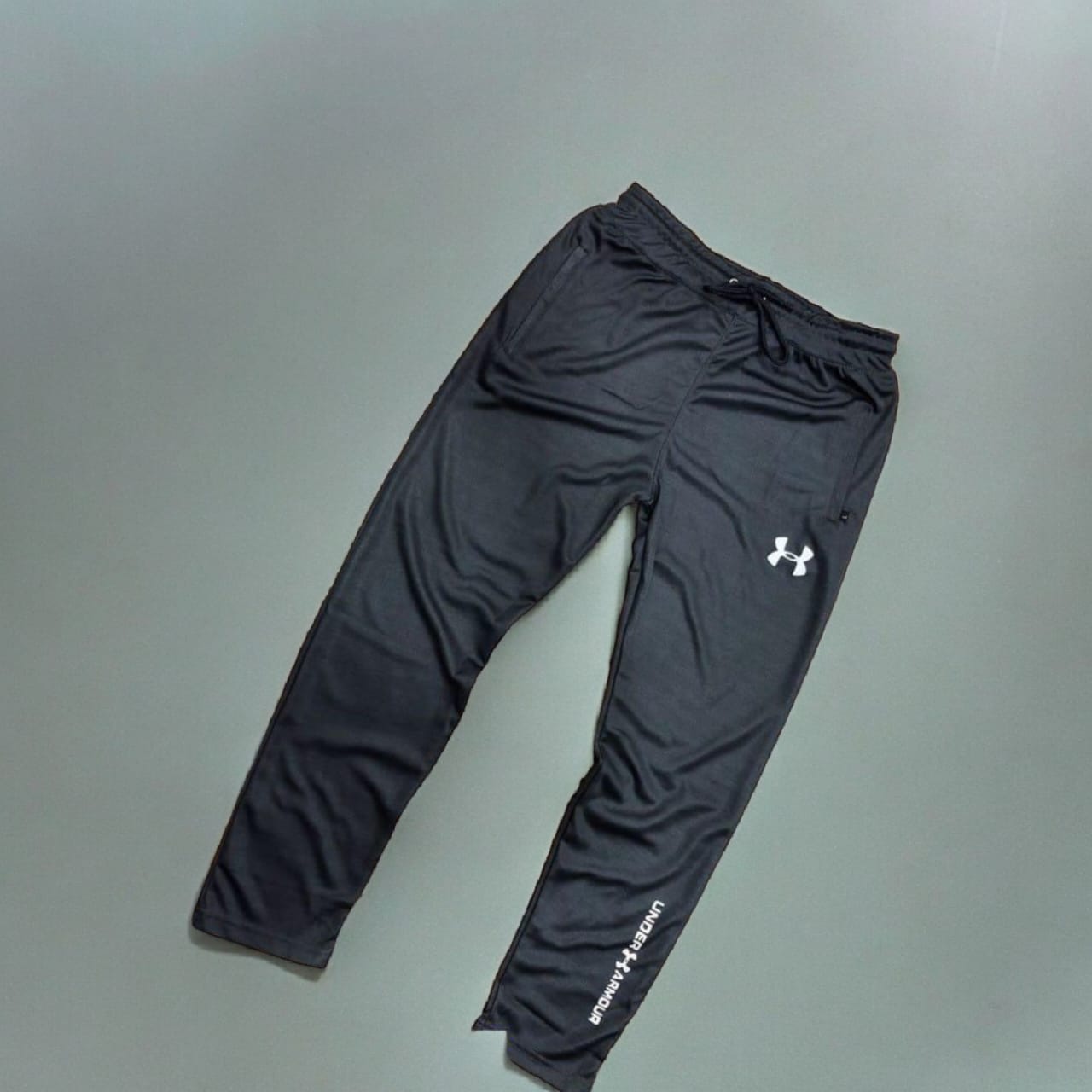 Men Polyester Trouser Black