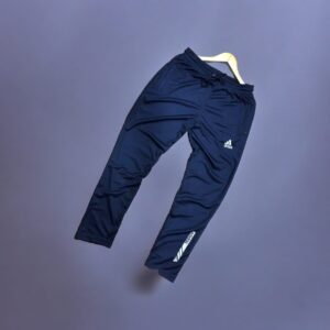 Men Polyester Trouser Blue