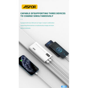 ASPOR 10000mAh Power Bank with 22.5W Super Fast Charging - Image 5