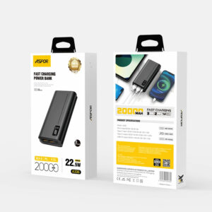 ASPOR 20000mAh Power Bank with 22.5W Super Fast Charging - Image 5