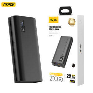 ASPOR 20000mAh Power Bank with 22.5W Super Fast Charging - Image 1